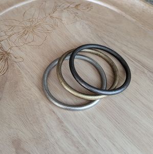 Lia Sophia Bangle bracelet set of 3